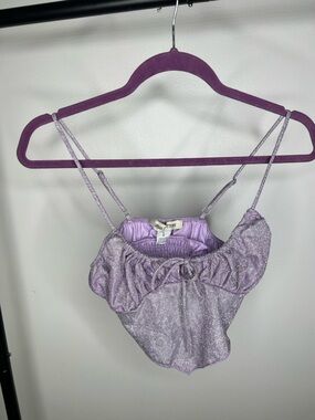 Urban Outfitters Lavender Ruched Cami